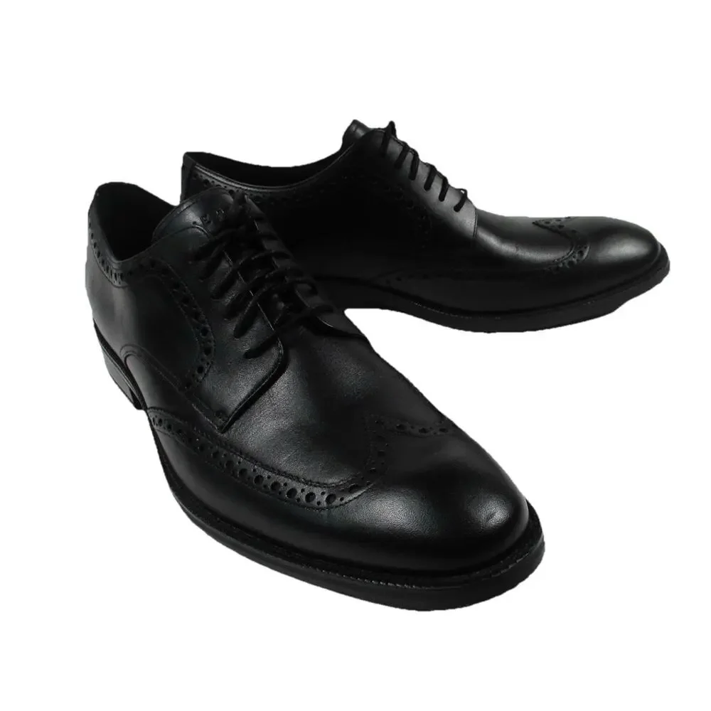 Cole Haan Me Wing Tip Oxford #C34262 Men's Dress Shoes Lace Up Black Size 12